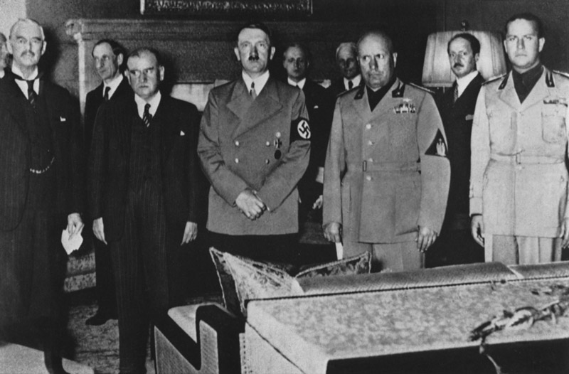 Подписание «Мюнхенского сговора», 1938 год