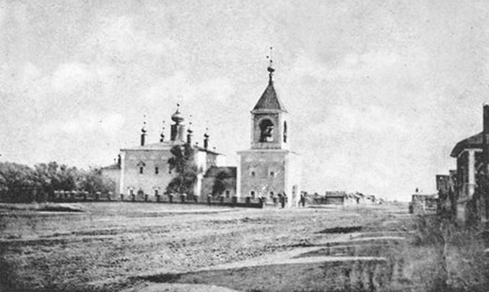 Так выглядел Старый собор во время раскопок 1909 года