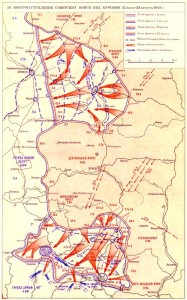 Карта Курской дуги