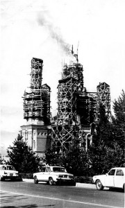 Пожар во время раставрационных работ в 1987 году