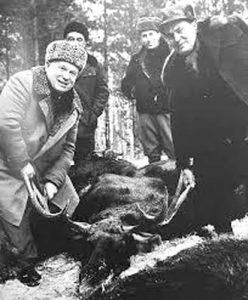 Н. Хрущёв и И. Броз Тито на охоте в Крыму