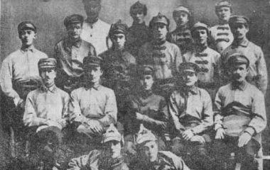 Группа бойцов-чоновцев Уральска, 1923 г.